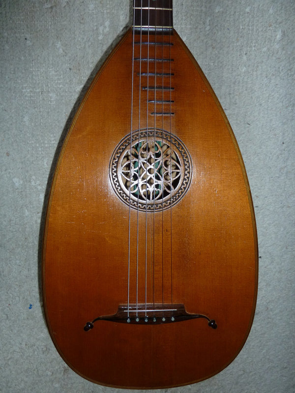 Gitarrenlaute ca. 1915   "Goldklang" Meisterinstrument
