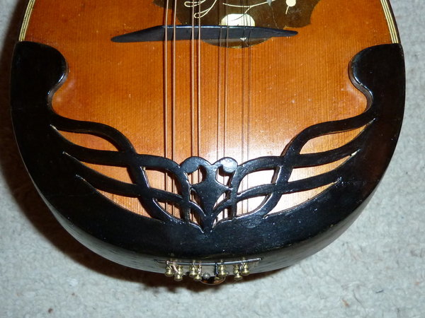 Meisterinstrument ! Mandoline F. A. Kurzendörfer Dresden ca. 1925